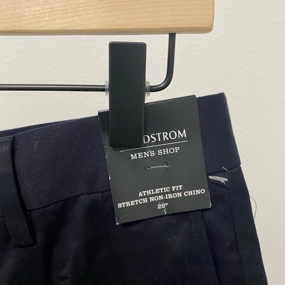 Nordstrom Mens Shop Athletic Fit Black Short SZ 29 - Picture 4 of 6